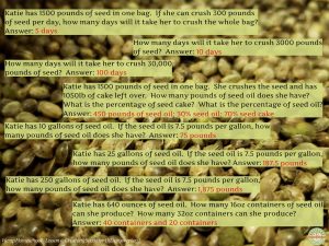Hemp Homeschool - Crushing Seeds for Oil